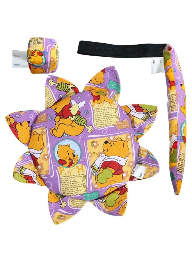 Outdoor Cloth Flying Disk Toy Set For Children Sandbag Tail Three-piece Suite Nursery Soft Frisbee Disc Sports Plaything-Specifications:Bear Three-piece Set - Image 1