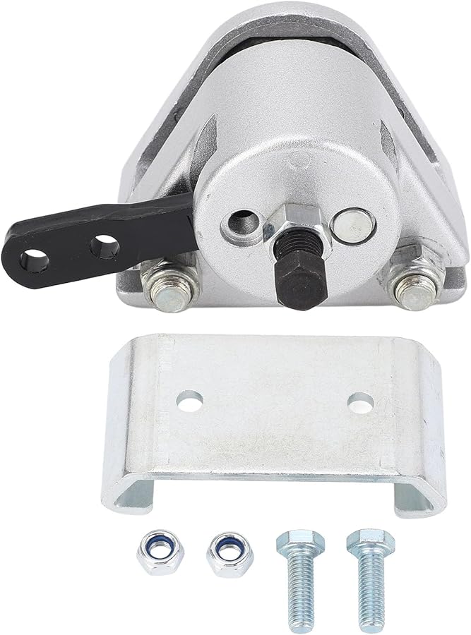 Silver Metal Mechanical Brake Caliper Bracket Kit with Pads for Manco 9598 9597 Go Kart - Image 2
