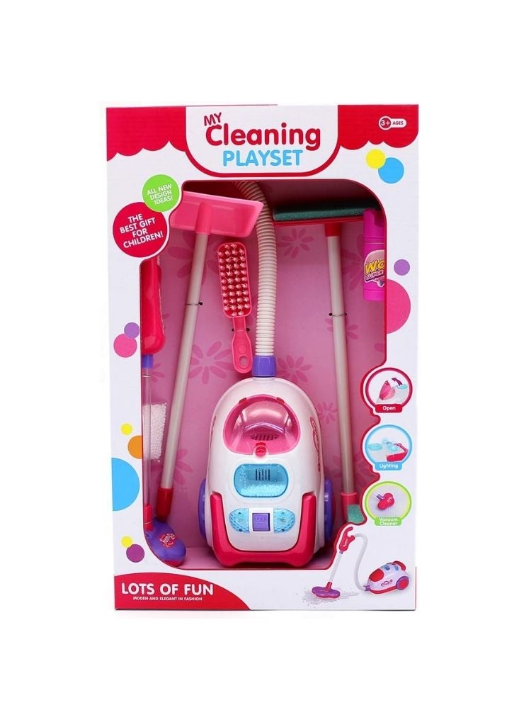 بريميم مجموعة ألعاب التنظيف – لعبة تنظيف منزلي للأطفال مع جميع الملحقات. - Image 1