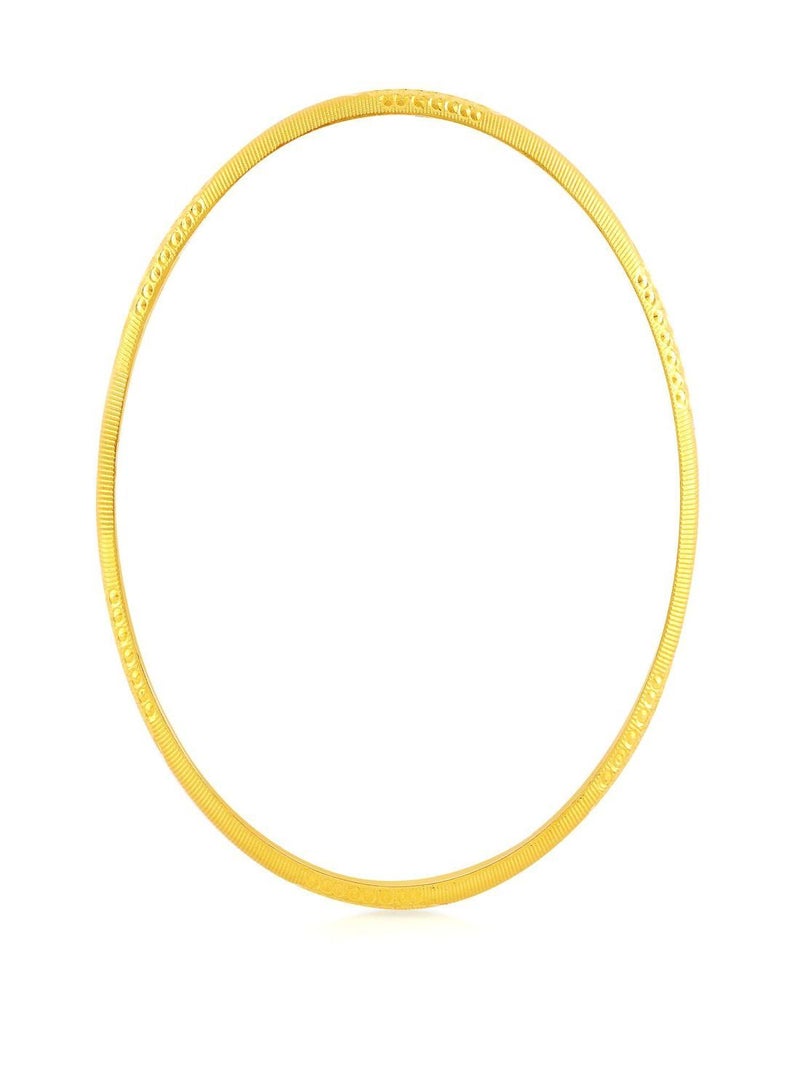 Malabar Gold and Diamonds سوار مالابار للذهب والألماس 22 قيراط 916 من الذهب النقي EMBNHMBC033  - Image 3
