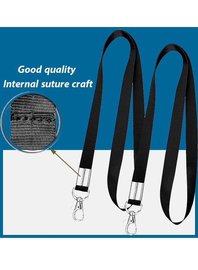 إم إكس إن حامل شارة الهوية، بكرة شارة قابلة للسحب مع حلقة مفاتيح ومشبك لحاملي بطاقات الهوية، حامل بطاقات سفينة الرحلات البحرية للممرضات والمعلمين وموظفي الأمن والنساء والرجال (بكرتان قابلتان للسحب + 2 حافظة هوية + 2 حبل منفصل) - Image 3