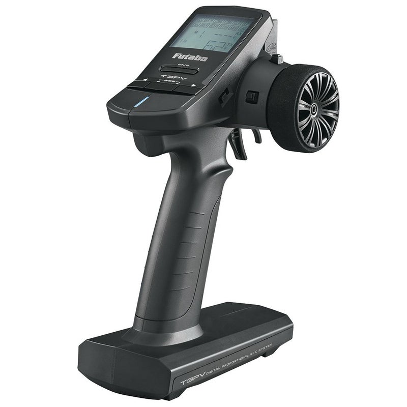 Futaba 3PV ThreeChannel TwoPointFour Gigahertz Computerized Radio Control Surface Transmitter with R304SB TFHSS Telemetry Receiver - Image 3