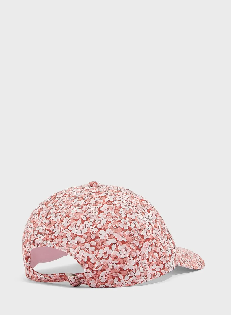 Ginger Floral Curve Peak Cap