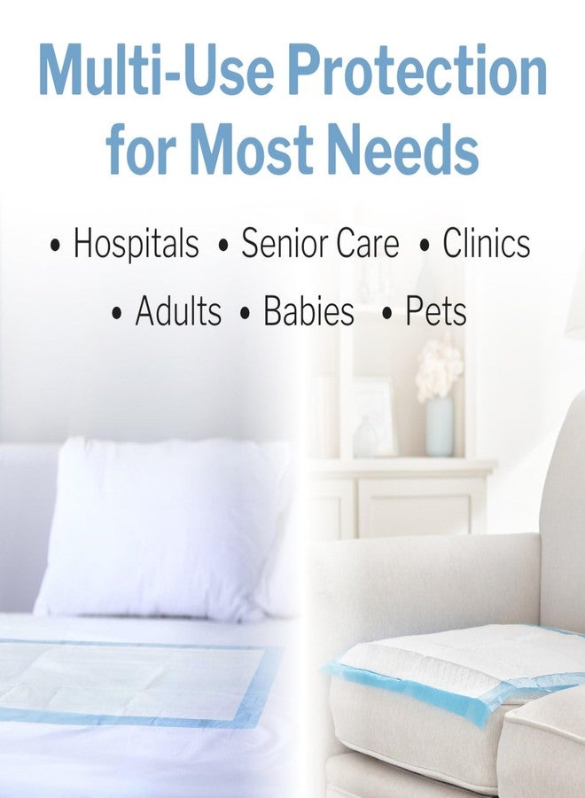 McKesson Underpads Disposable Medical Bed Pads 12" x 17" [50 Count], Heavy Absorbency, 3-Ply, Tissue Incontinence Chux Pads for Adults, Elderly, and Baby, Pee Pads - Image 5