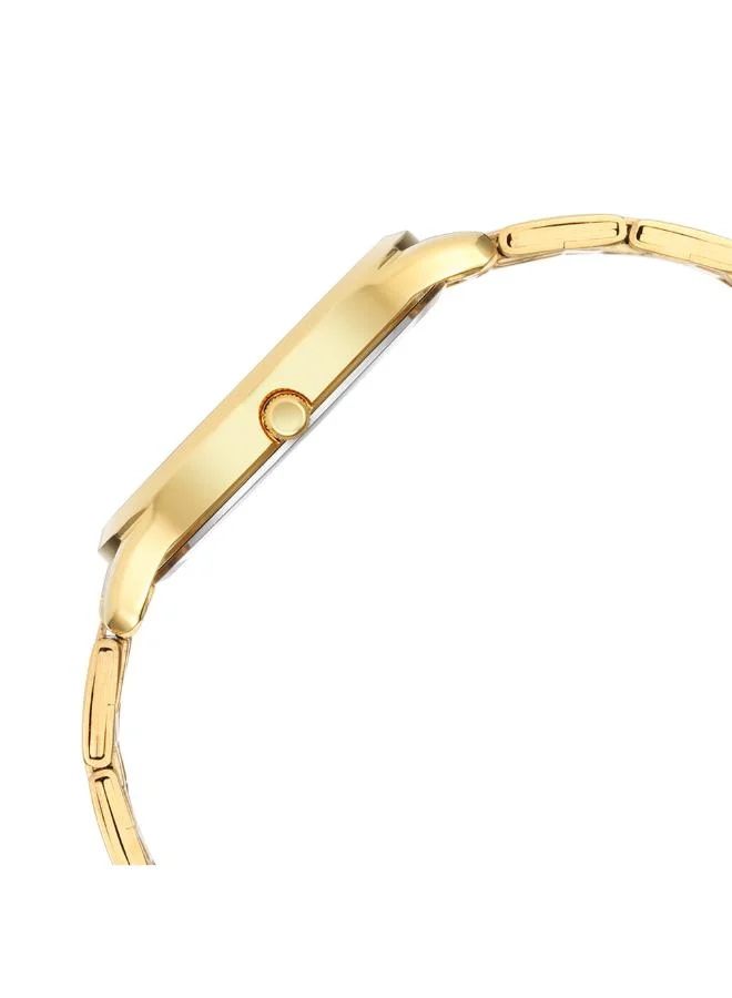 تيتان Men Analog Display Watch With Gold Stainless Steel Strap - 1825YM06