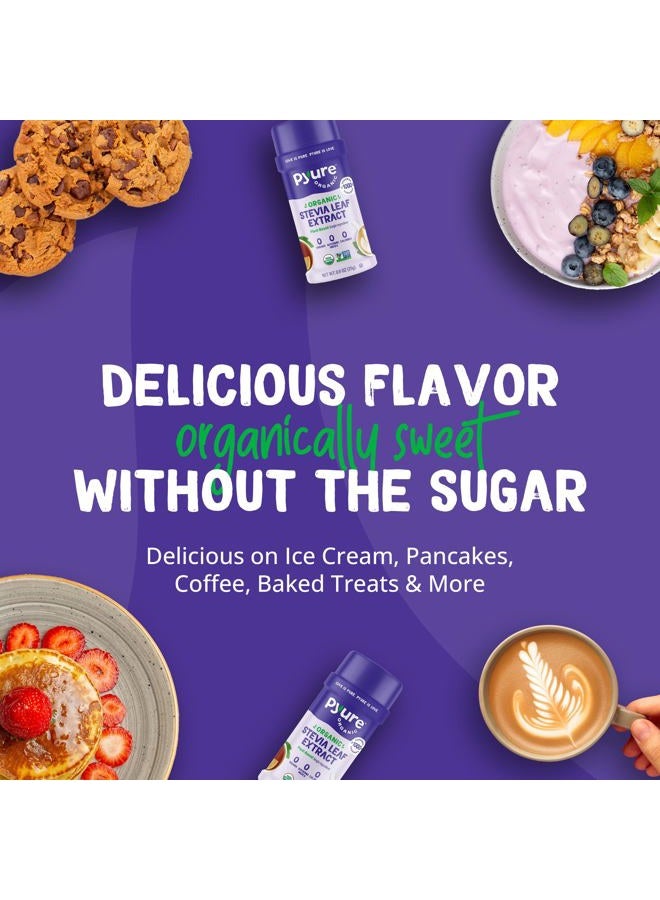 Pyure Organic Stevia Sweetener Extract Powder- 100% Stevia Leaf Extract, No Fillers, 1, 000 Servingsper Container, 0.9 Oz - Image 4