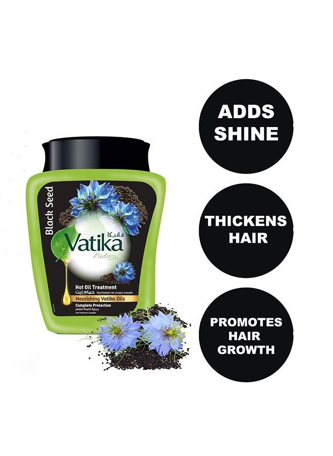 Vatika Naturals Hammam Zaith Hot Oil Treatment | Enriched With Blackseed | Lightweight & Non-Sticky | For Thick, Strong Hair - 1 kg