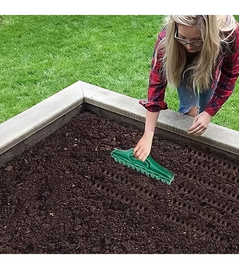 مثقاب يدوي أخضر للبذر وحفر التربة لزراعة الحدائق والمزارع - Image 2