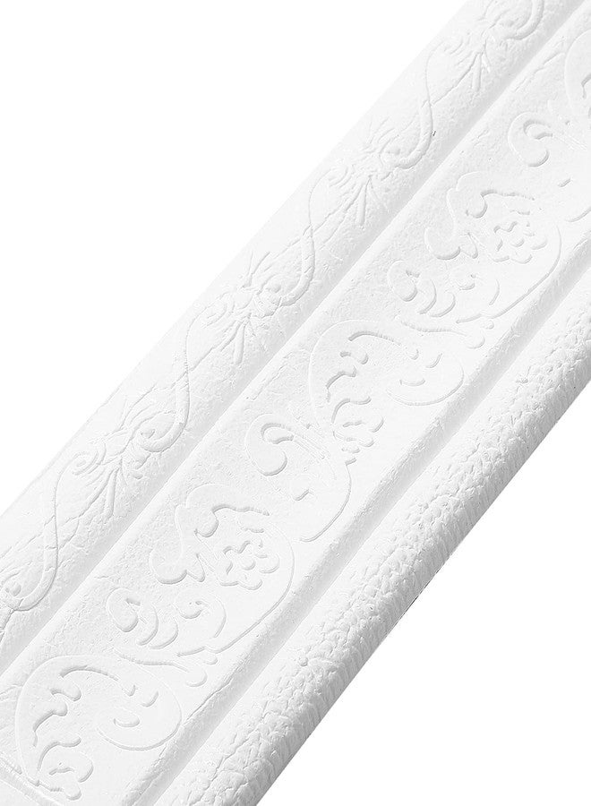 TaoBary Self Adhesive Flexible Foam Molding Trim Wallpaper Border 3D Sticky Decorative Wall Lines Peel and Stick Wall Baseboard Trim for Home, Office, Hotel DIY Decor(5 Roll,Elegant Style) - Image 1