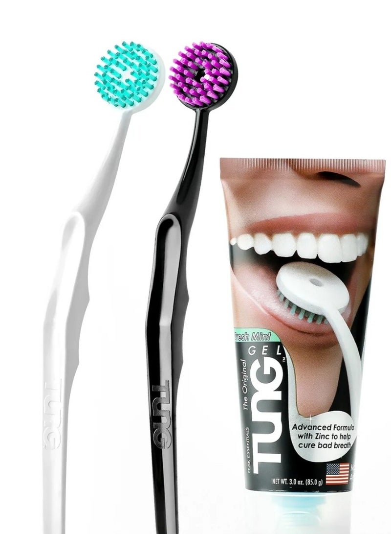 Tung Peak Essentials Tung Brush & Gel - Tongue Cleaner