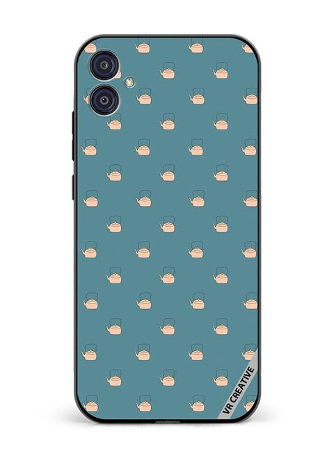Protective Case Cover For Samsung Galaxy M04/F04 Pattern Of Tea Design Multicolour