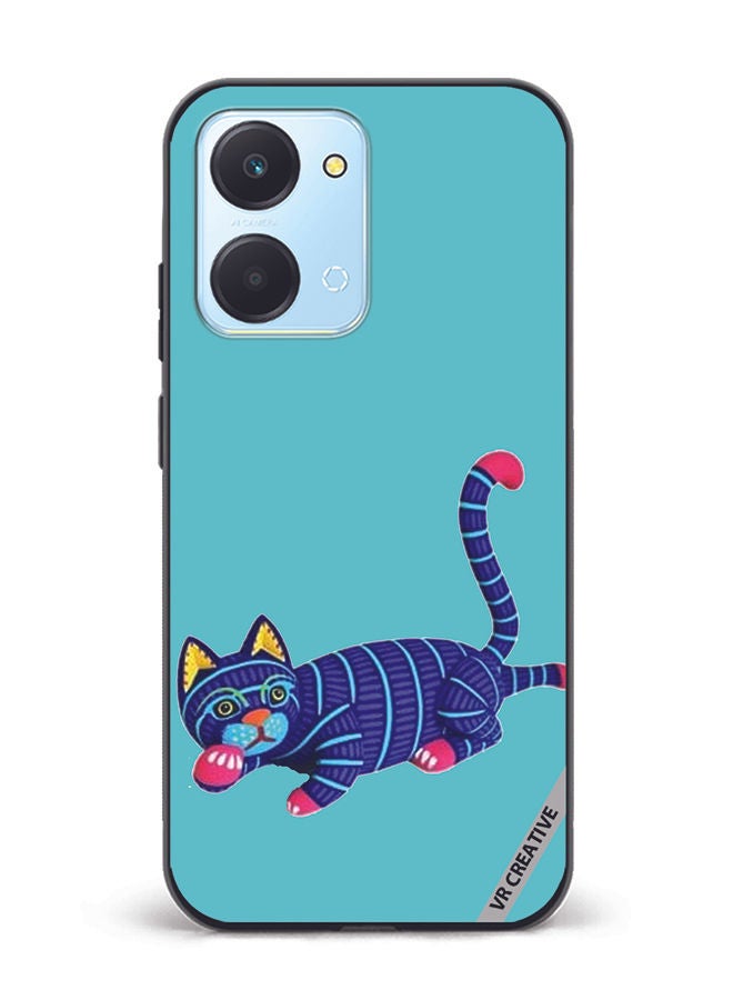 VR CREATIVE Protective Case Cover For Honor Play7T Cat Design Multicolour - Image 1