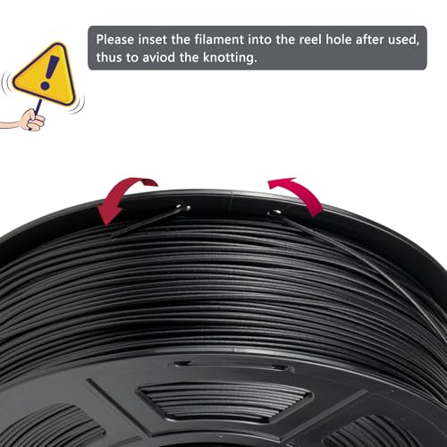 iSANMATE Carbon Fiber ASA Filament 1.75mm,UV/Rain/Heat Resistant Tough 3D Printer Filament, ASA CF Perfect for Outdoor Functional Parts, Dimensional Accuracy +/- 0.02mm, 1kg Spool (2.2lbs) - Image 4