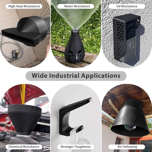 iSANMATE Carbon Fiber ASA Filament 1.75mm,UV/Rain/Heat Resistant Tough 3D Printer Filament, ASA CF Perfect for Outdoor Functional Parts, Dimensional Accuracy +/- 0.02mm, 1kg Spool (2.2lbs) - Image 5