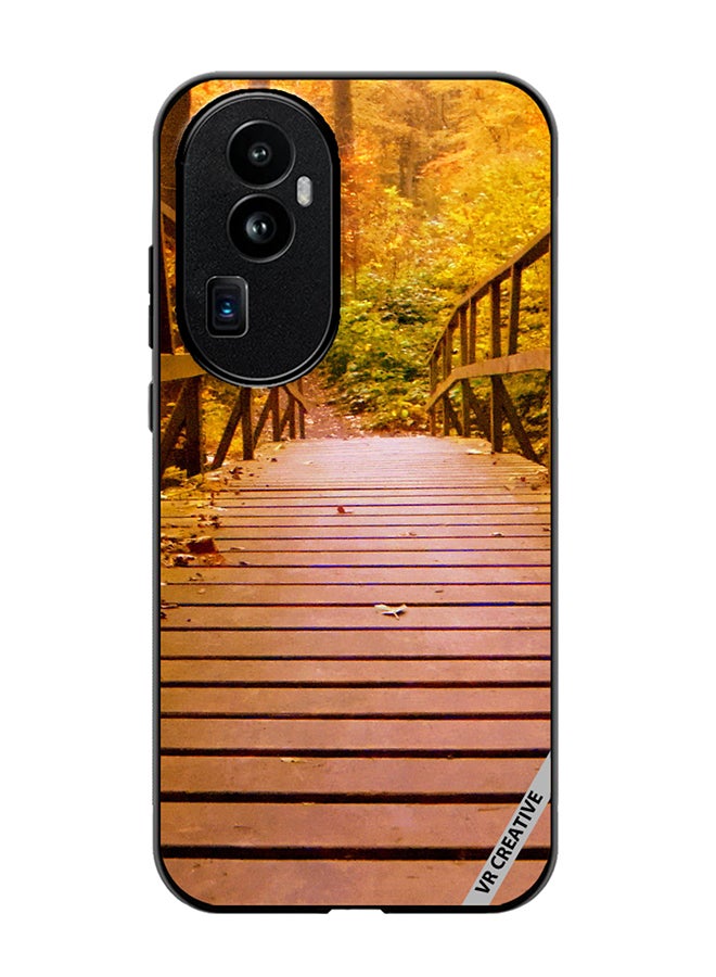 VR CREATIVE Protective Case Cover For Oppo Reno 10 Pro Plus Bridge To The Jungle Design Multicolour - Image 1