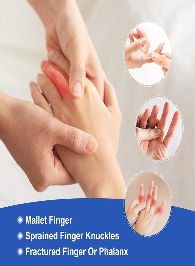 Promifun Finger Braces, Trigger Finger Splints for Straightening, Mallet Finger and Broken Finger, Finger Straighteners Provide Support and Relieve Pain - Khaki - Image 4