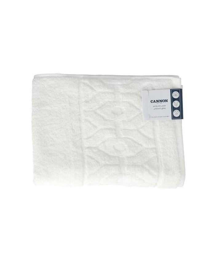Cannon Rhombus Soft And Super Absorbent Face Towel White 50 X 100Cm Cn Rm50X100-Msh - Image 1