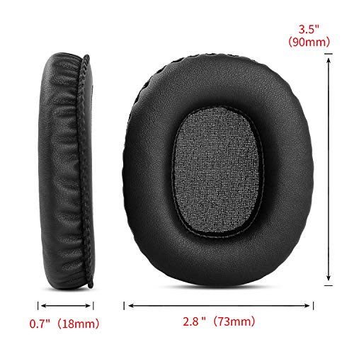 YDYBZB Replacement Earpads Ear Pads Cushions Cups Cover Compatible with Marshall Monitor Over-Ear Stereo Headphones (Black(1)) - Image 2
