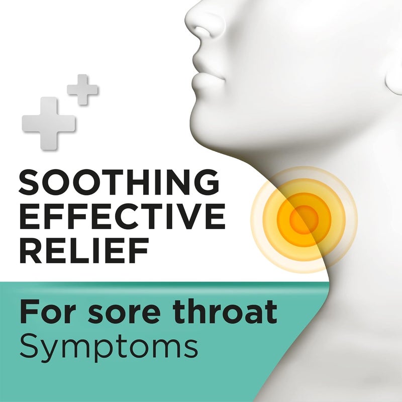 Strepsils أقراص ستربسلز بالنعناع لالتهاب الحلق وسد الأنف - Image 2