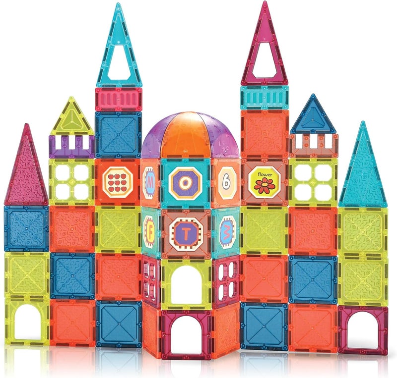 NewBoy Magnetic Building Discs Set for Kids – 77-Piece - Image 3