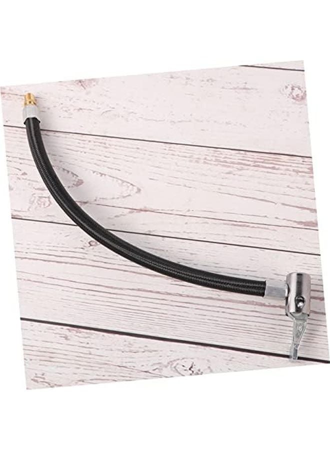 أسود 2 قطعة قفل هواء تشاك مع محول للدراجة دراجة نارية سيارة إطار نفخ سريع - Image 3