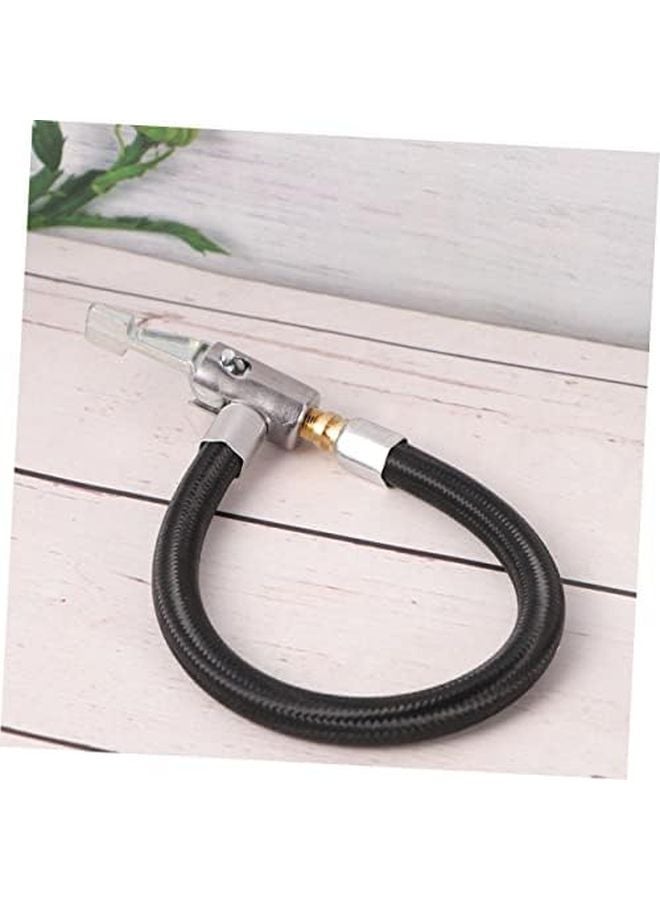 أسود 2 قطعة قفل هواء تشاك مع محول للدراجة دراجة نارية سيارة إطار نفخ سريع - Image 4