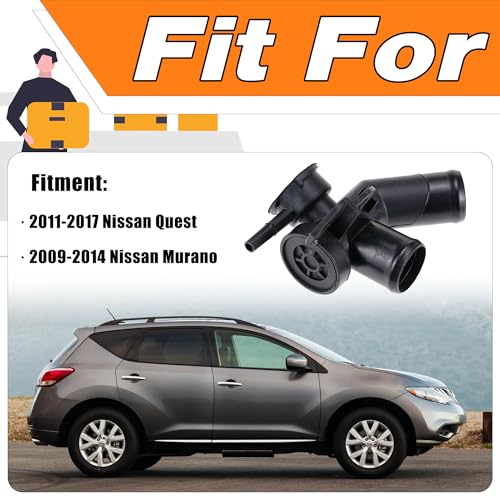 LEVANLIGHT 21517JP00A Engine Upper Coolant Filler Neck Sub Radiator Filler Pipe Compatible with Nissan Quest 20112017 Murano 20092014 - Image 5