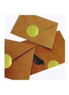 Generic Circular sticker, a set of 300 pieces of gold foil stickers for certificate paper, 5 cm, in gold color, Up to Date printing Egypt  - Image 4