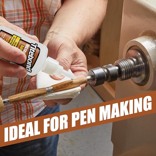 Titebond Instant Bond Medium Adhesive, 5-Second Bond, Home Repair, Woodworking, Crafts, Hairline Cracks, Filling Wood Knots, 4 oz. 6212 - Image 3