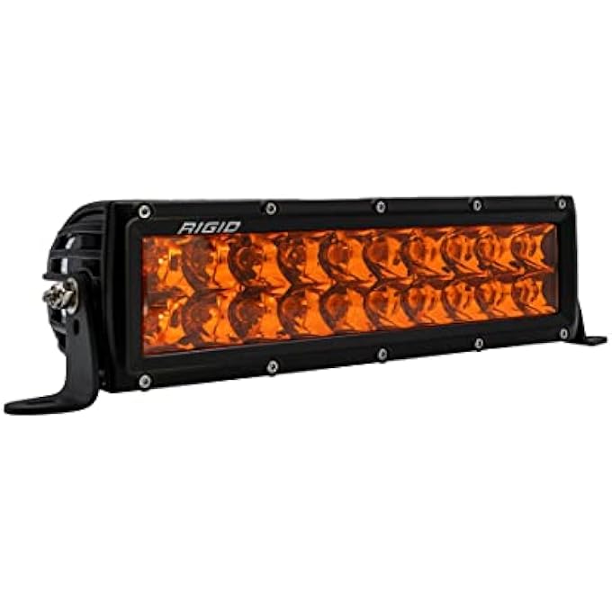 RIGID Industries 110223ESeries 10 Inch Spot Beam With Amber Pro Lens - Image 1