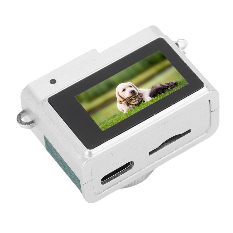 Pocket Digital Camera 0.96 Inch Green 1080P Full HD Video Recording - Built-In LED Light 2MP Retro Camera for Travel Vlogging Photographers - Image 3