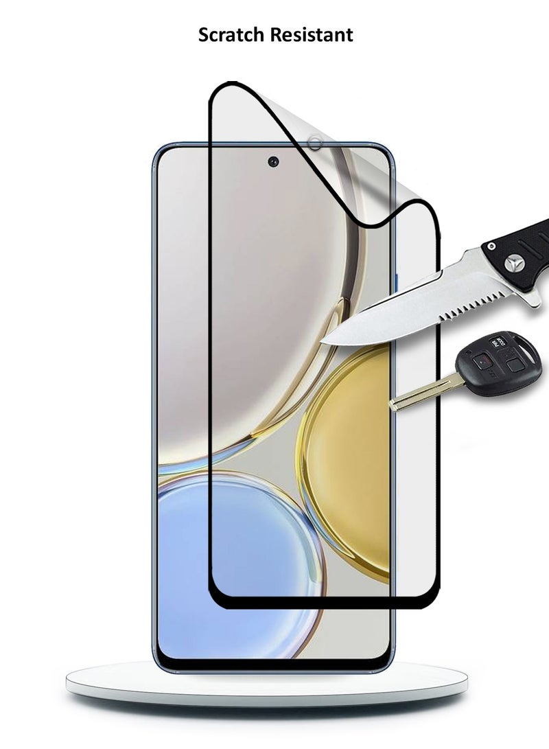 Wtech Nano Ceramic Full Glue Full Cover Matte Flexible Screen Protector For Honor X9 4G / 5G 2022 Clear/Black - Image 4