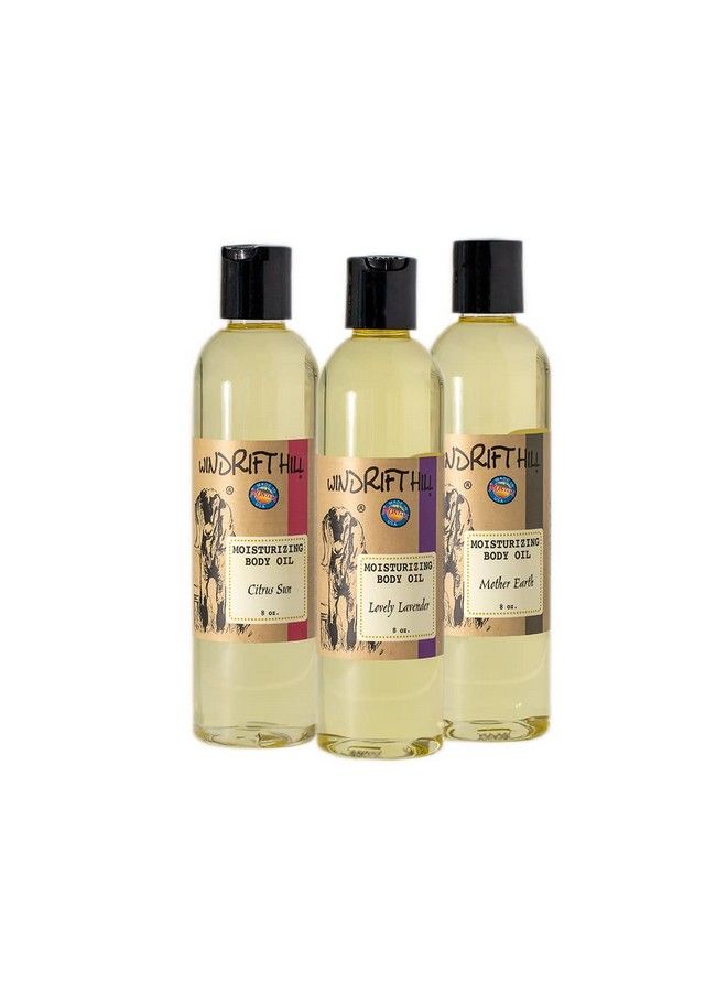 Windrift Hill (Lovely Lavender) Windrift Hill Moisturizing Massage & Bath Oil 8 Ounce Bottle - Image 2