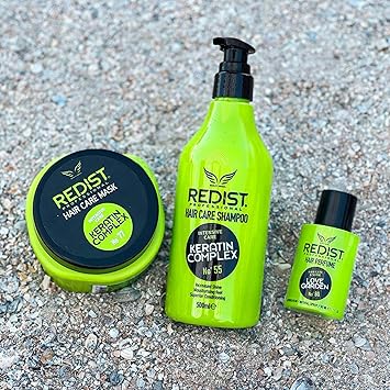 REDIST شامبو ريدست كيراتين كومبلكس للعناية بالشعر 500 مل يصلح يقوي ويعطي لمعة يقلل من قشرة الرأس برائحة زهرية - Image 3