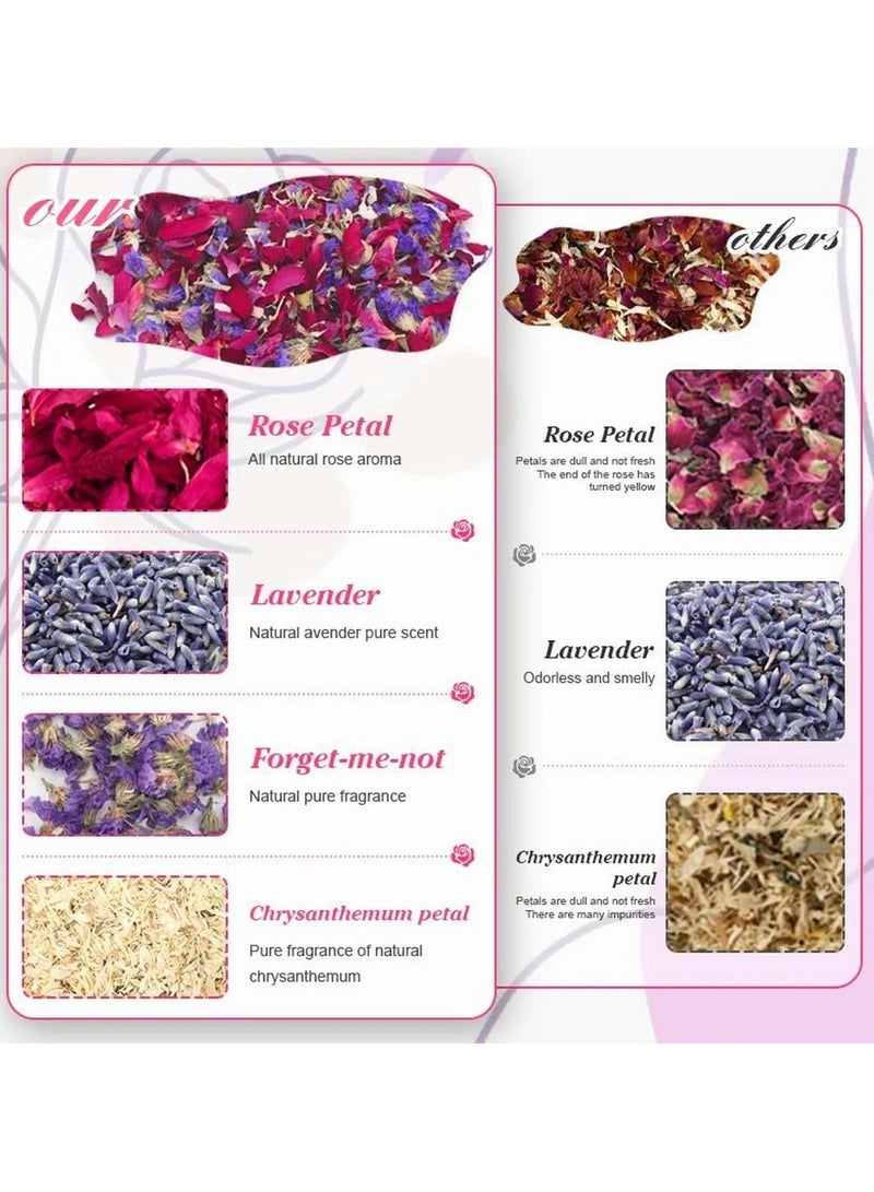 Natural Wedding Confetti Biodegradable Dried Petals Rose Petal Confetti Wedding Party Decoration - Image 4