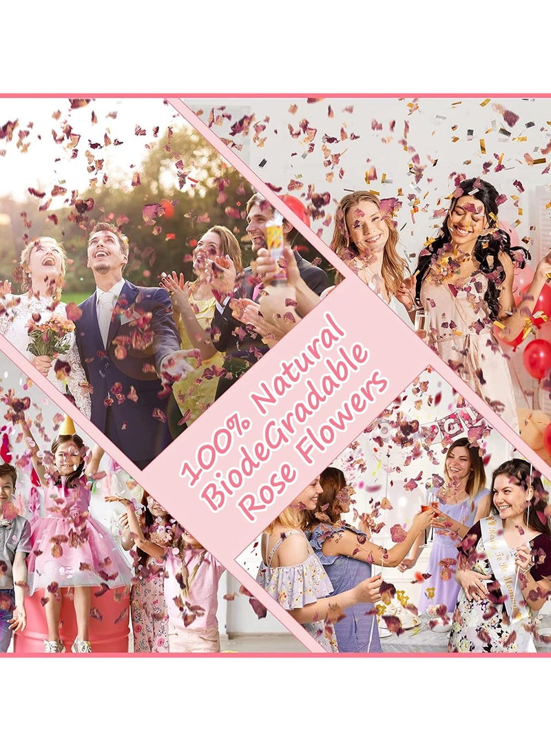 Natural Wedding Confetti Biodegradable Dried Petals Rose Petal Confetti Wedding Party Decoration - Image 5