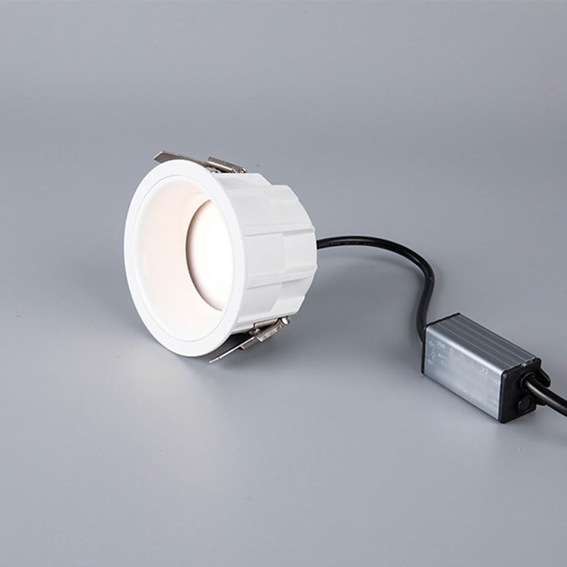 مصباح LED غائر بحجم 3.3 بوصة بقدرة 7 واط/10 واط، مقاوم للماء بمعيار IP65، مصباح دش مقاوم للماء، سبوت لايت سقف فائق النحافة بجسم ألومنيوم مع مؤشر تجسيد لوني 95 للحمام وغرفة النوم والممر (3000K-B10W) - Image 1
