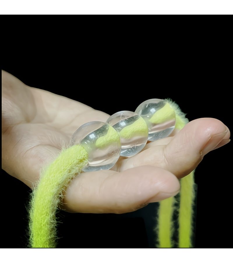Magic Rope Toy Set 2 Yellow Ropes 3 Beads Novelty Close Up Props - Image 4