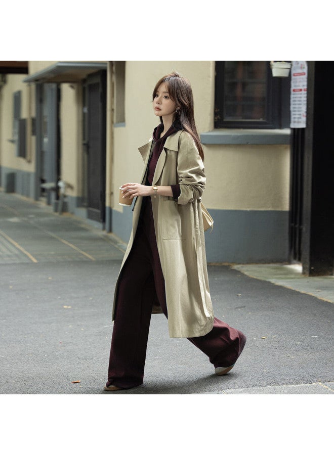 Mt Winter Simple Knit Sweater With Elastic Waist Wide-leg Pants Set - Image 2