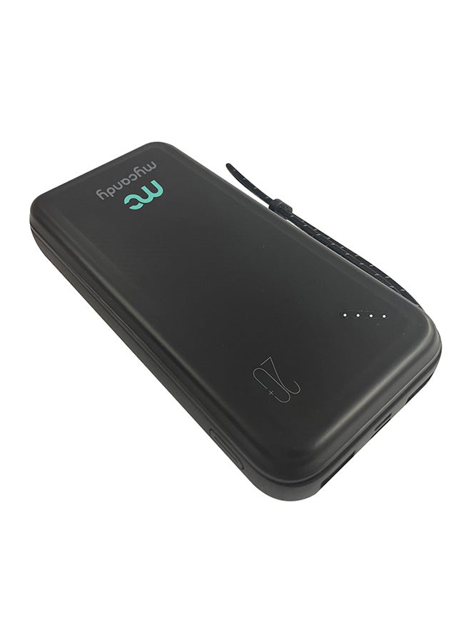 MYCANDY 20000 mAh Powerbank With Pd 18W Type C With Dual Usb Black - Image 2