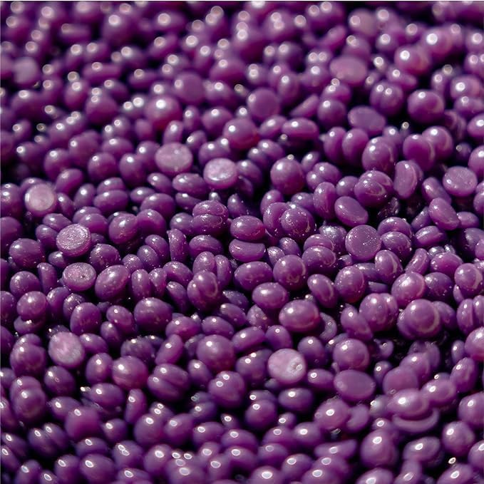 KoluaWax Hard Wax Beads for Hair Removal â€“ Coarse Hair Formula â€“ Face, Brazilian, Underarms, Back Chest, Bikini Waxing â€“ Lavender Bliss, 1lb Refill for Wax Warmers & 10 Large Applicator Sticks - Image 2