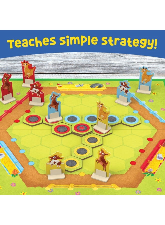 Peaceable Kingdom Bouncin’ Billy Goats Family Board Game - Practice Strategy with Family Games for Kids and Adults - Image 4