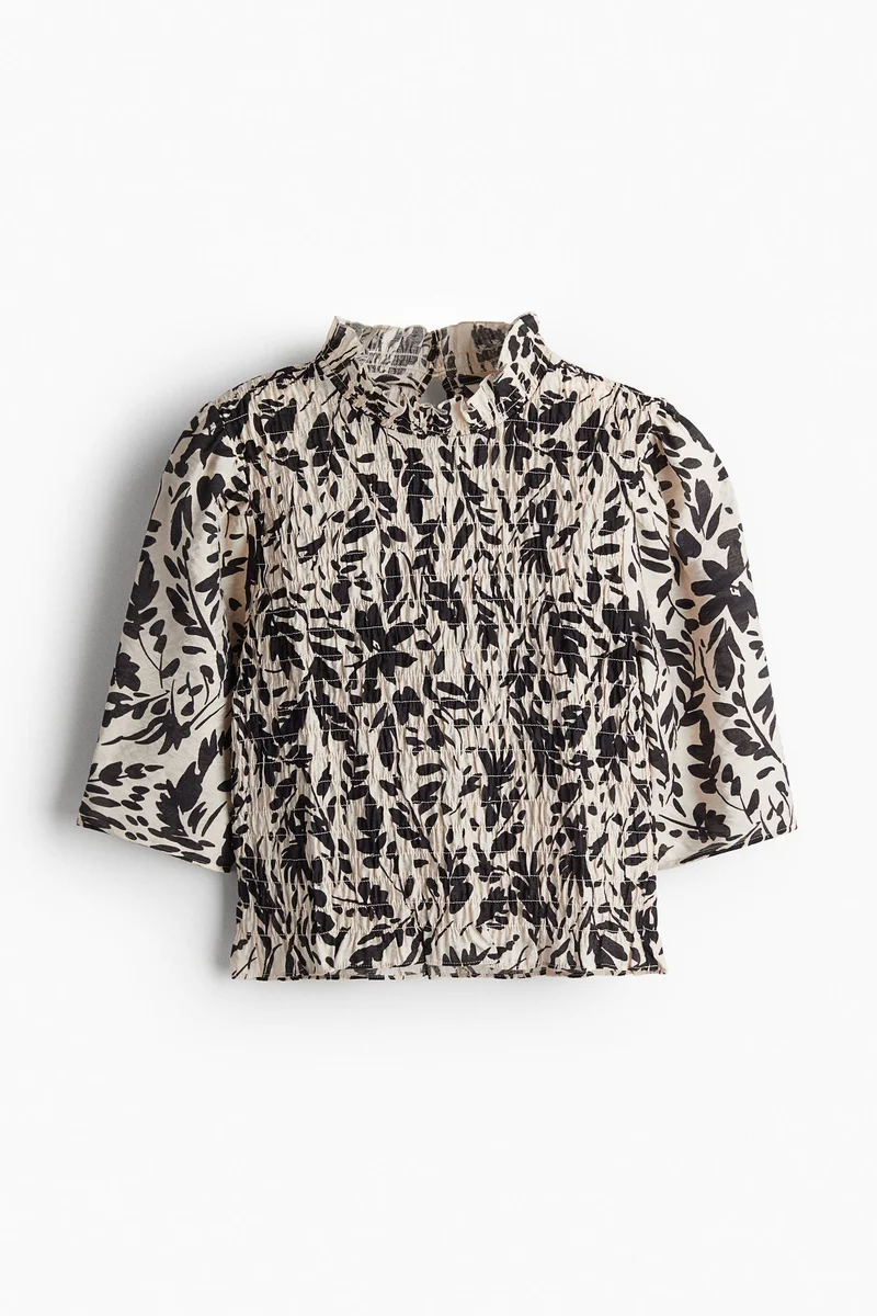 H&M Smocked blouse