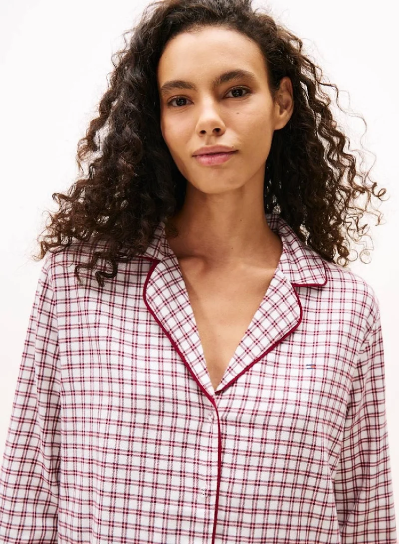 TOMMY HILFIGER Essential Flannel Shirt Nightdress