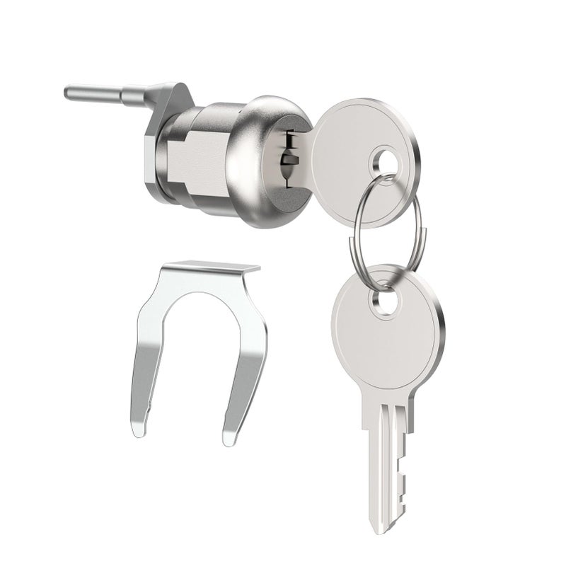 Xinafan HI17345 File Cabinet Lock for Hirsh Industries Replacement with 2 Keys Replaces W601W650 Metal Drawer Lock for Home Office Security Storage Cabinet Keyed Different - Image 2
