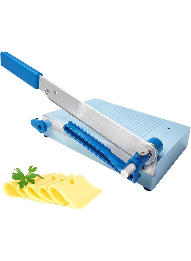 Multipurpose Cheese Slicer Cutter with Board for Arthritic and Weak Hands, Adjustable Thickness Dial for Block Cheese, Effortless Slicing  - Image 1