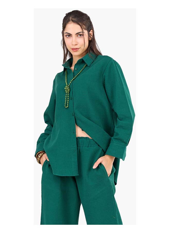 Clue Relaxed Elegance Tencel Shirt  - Image 1