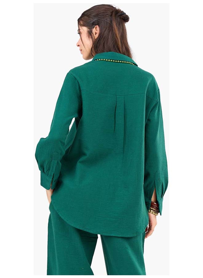 Clue Relaxed Elegance Tencel Shirt  - Image 3