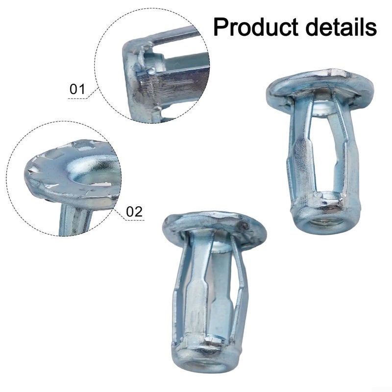 Steel Expansion Nuts 5x20mm Pack Of 20 For DIY And Construction Projects - Image 3