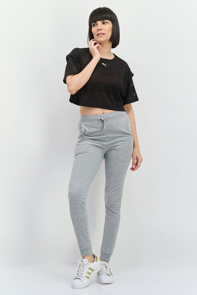 PUMA Women Sportswear Fit Short Sleeve Training Top, Black - Image 3